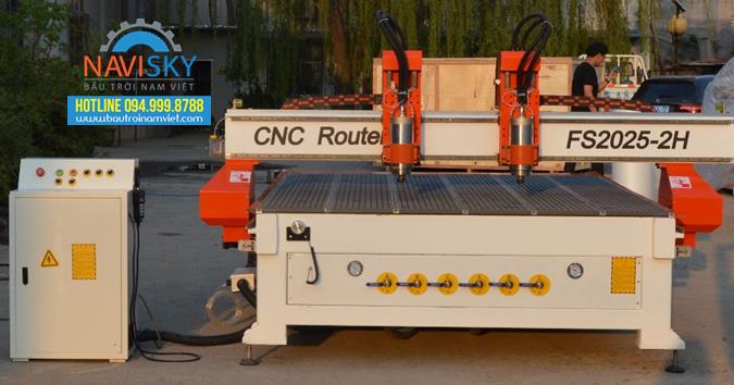 Máy Router CNC 2 Đầu Chép Hình