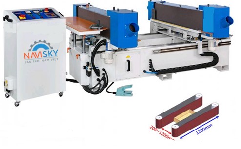 Máy chà nhám cạnh 2 bên tự động