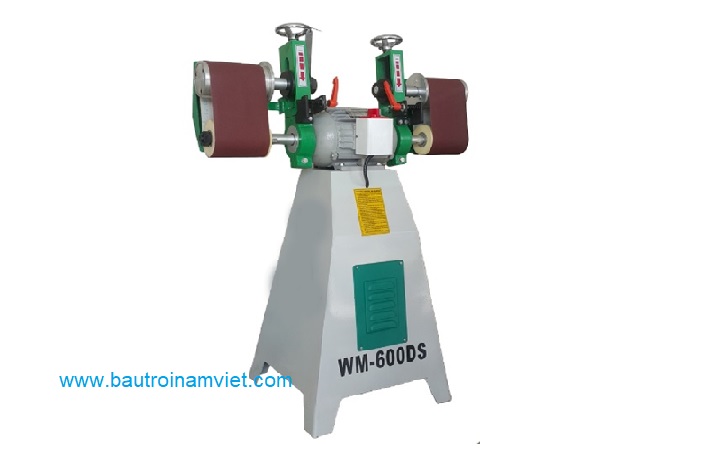 MÁY CHÀ NHÁM BO 2 BĂNG MODEL WM-600DS