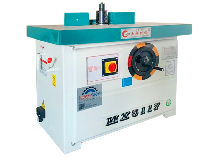 Máy Tubi 1 trục có con lăn tỳ phôi