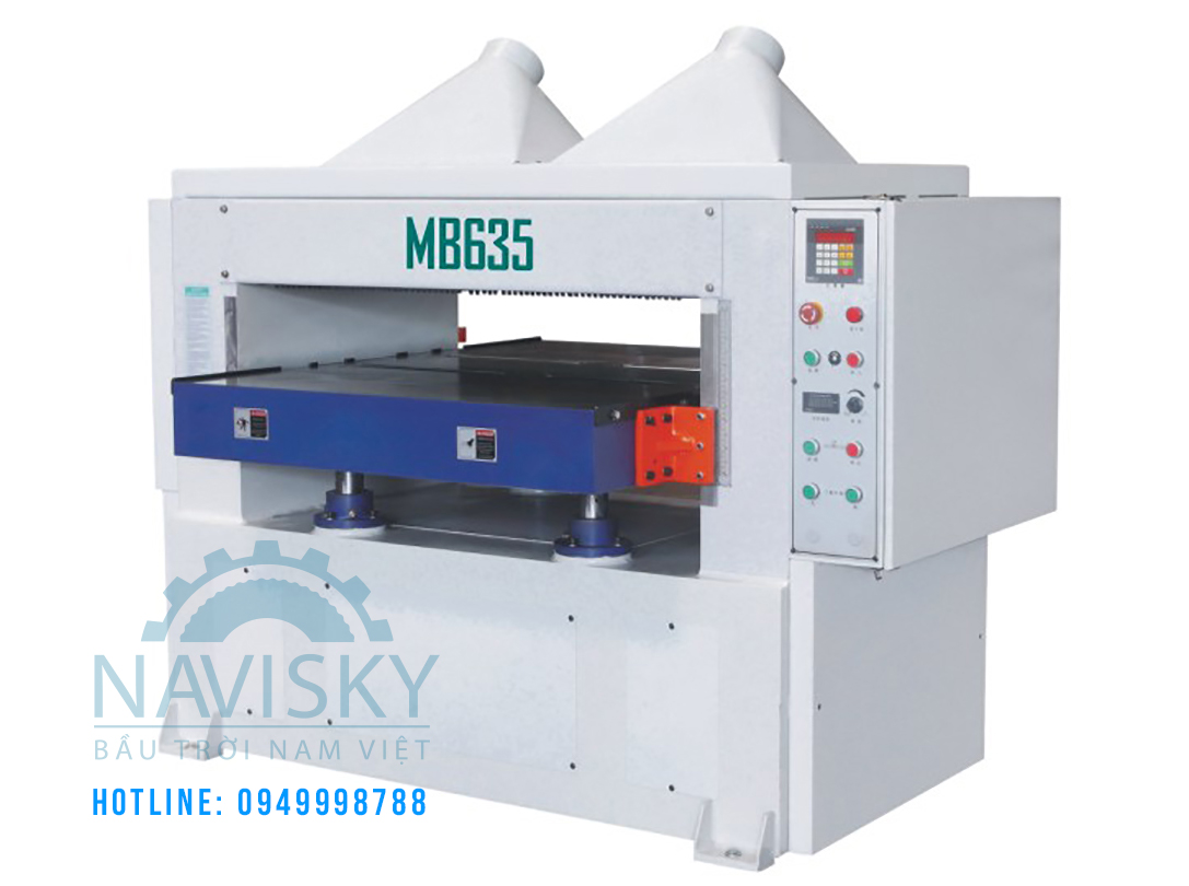 MÁY BÀO GỖ TỰ ĐỘNG MỘT MẶT TẢI NẶNG MB635