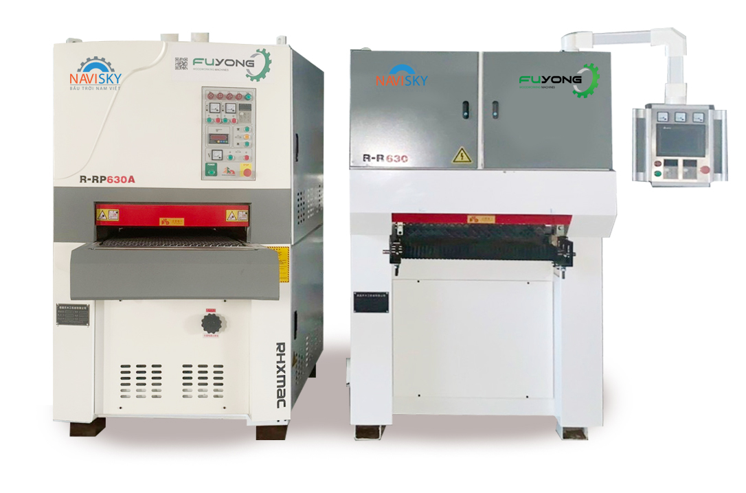 Máy chà nhám thùng 2 mặt trên dưới 630mm