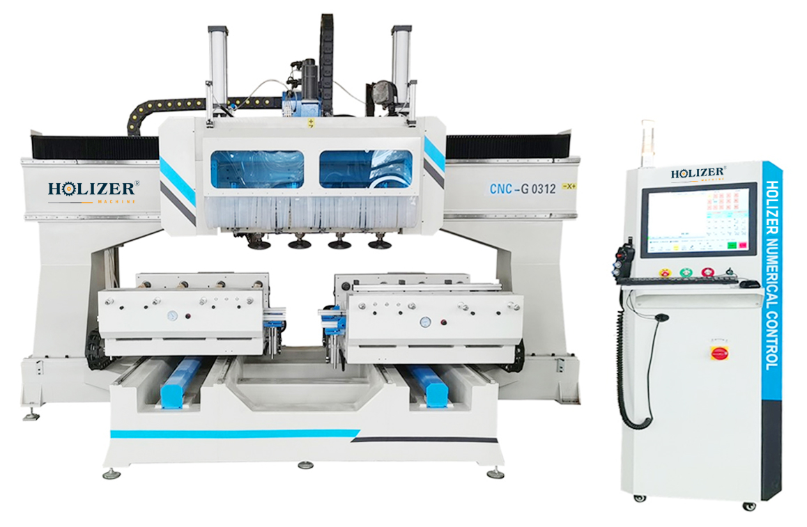 MÁY PHAY CNC 16 TRỤC DAO BÀN  KÉP