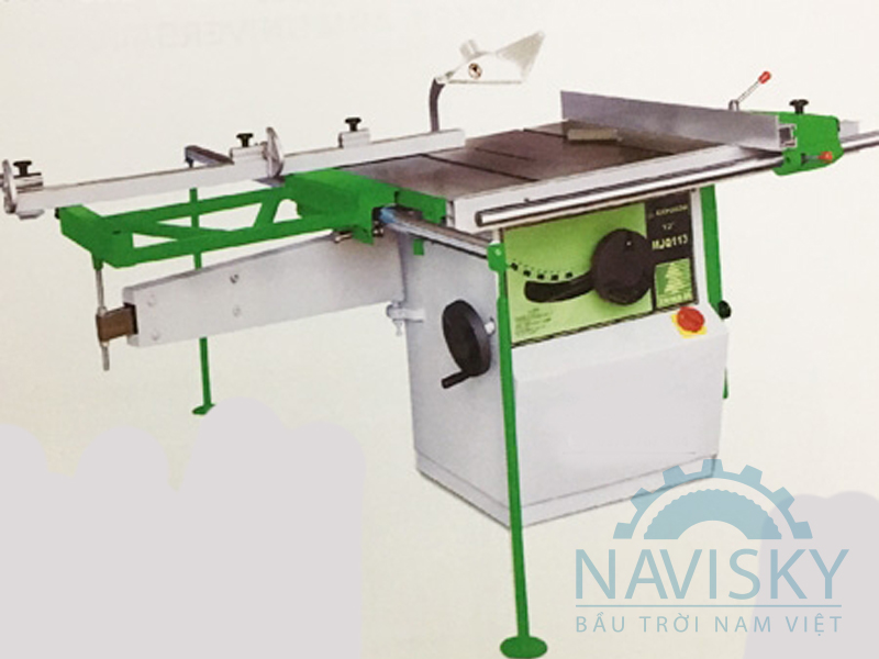 MÁY CƯA NGHIÊNG TRỤC BÀN ĐẨY MJQ113