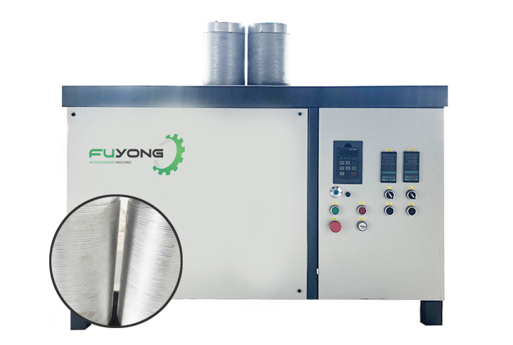 Máy ép vân gỗ 200mm