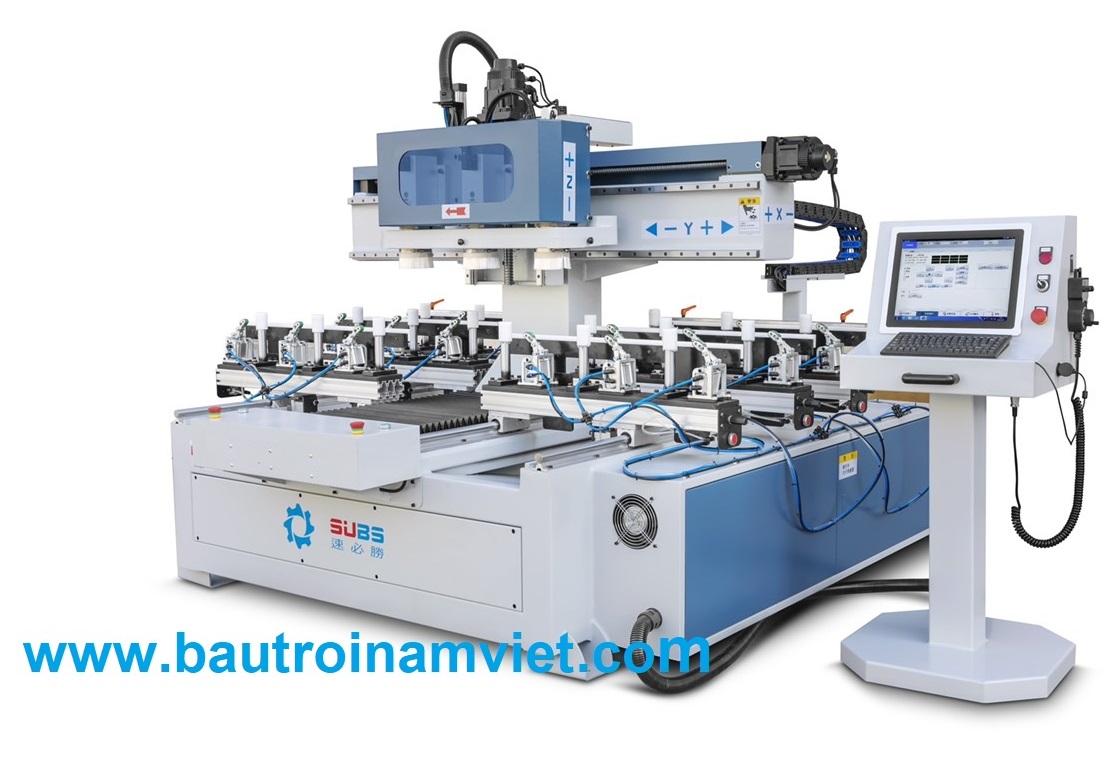Máy làm mộng âm cnc 3 đầu
