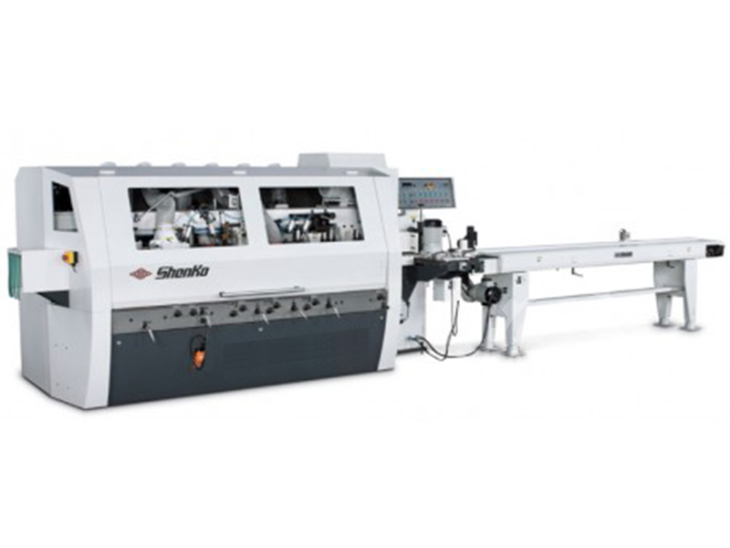 MÁY BÀO 4 MẶT CAO TỐC PHÔI NGẮN ( băng tải nạp phôi )